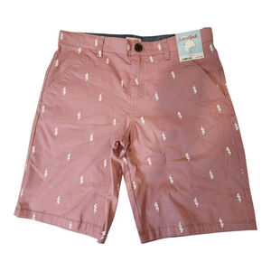 NWT Boys Cat & Jack Size 14 Pink Lightning Bolt Shorts